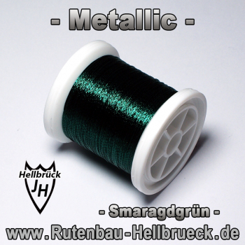 Bindegarn Metallic - Stärke: -C- Farbe: Smaragdgrün
